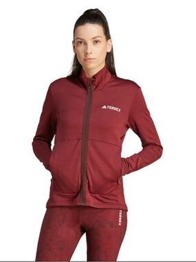 Adidas Terrex polar Burgundy Fleece